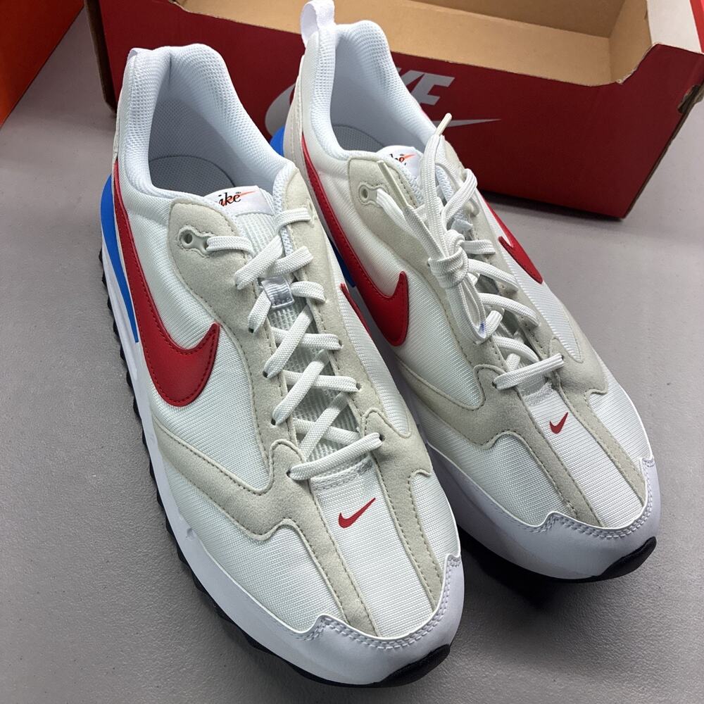 Nike Air Max Dawn Men's White Blue Red Running Sneakers DM0013-100 Size 13 - Picture 3 of 7